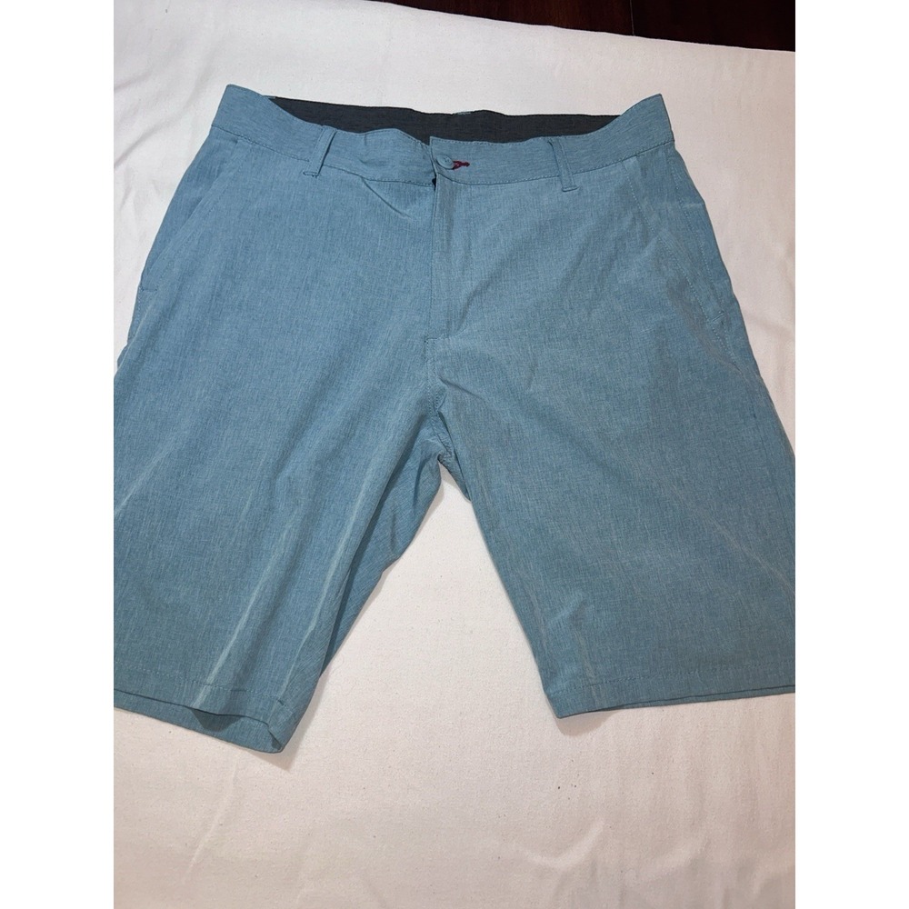 BURNSIDE Shorts Sz 34 Stretch Walk Casual Shorts Performance UV Protection